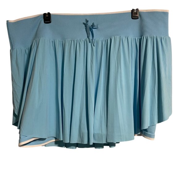 All In Motion Mid Rise Active Skater Skort Light Blue Size 3X Activewear Athleis - Picture 1 of 8